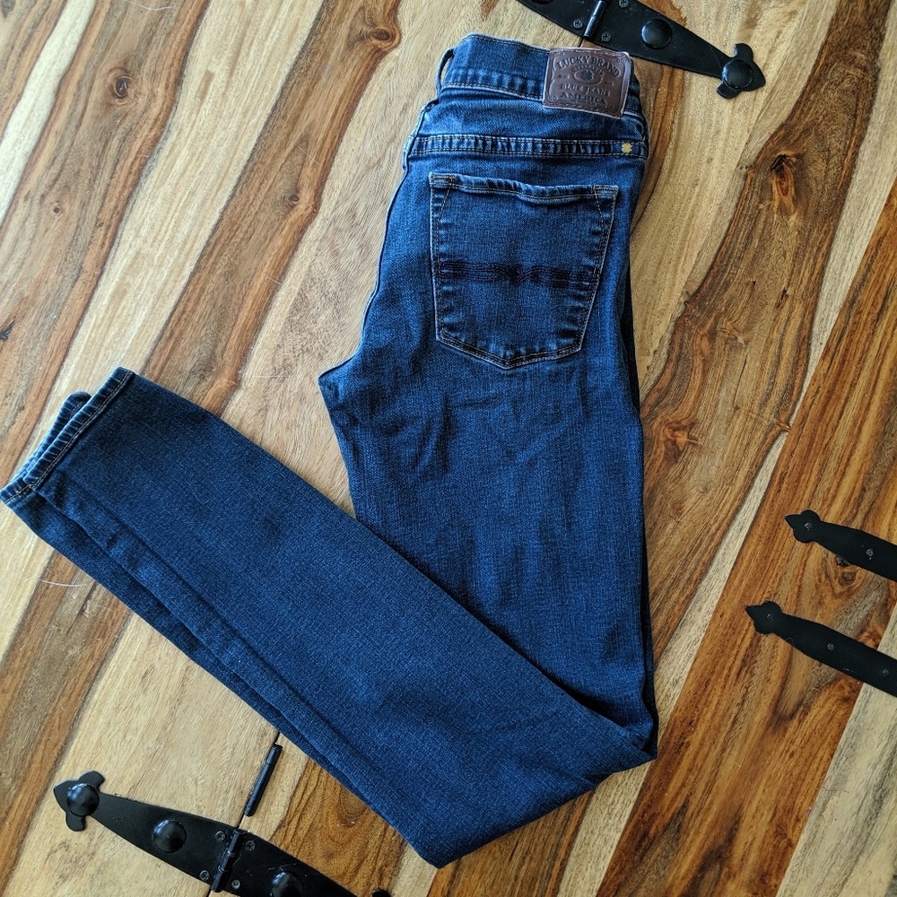 Charlie skinny lucky brand jeans 26 Long